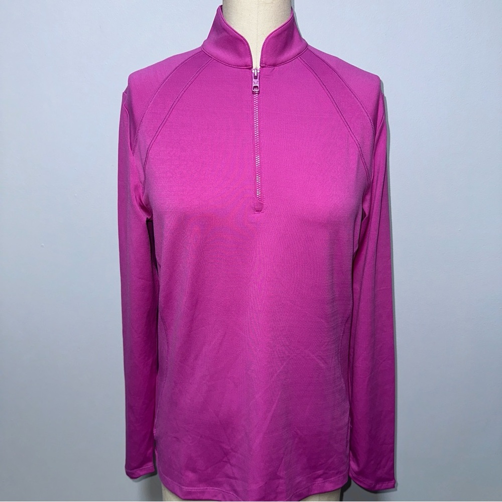 *NWT* Pink Callaway Performance Opti-Dri 1/4 Zip LS Lightweight Jacket